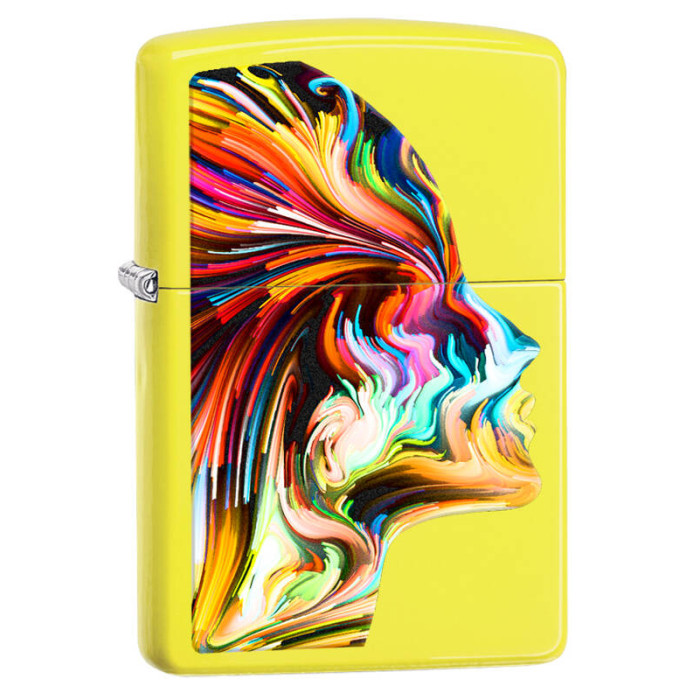Зажигалка ZIPPO Classic Neon Yellow
