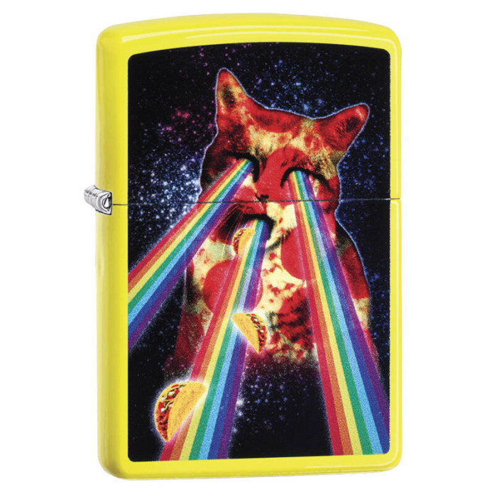 Зажигалка ZIPPO Classic Neon Yellow