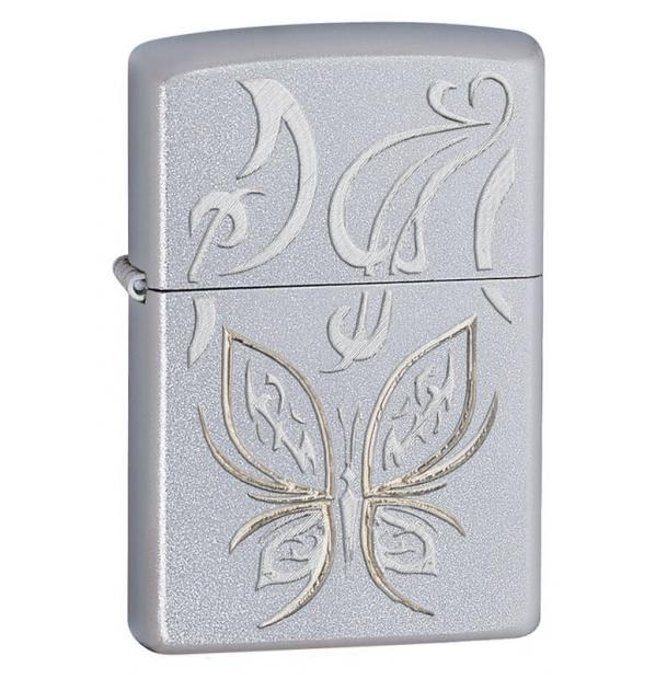 Зажигалка ZIPPO Classic Satin Chrome  24339