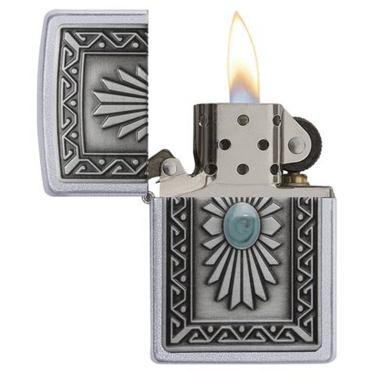 Зажигалка ZIPPO Classic Satin Chrome 3