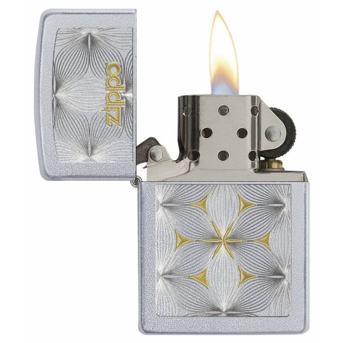 Зажигалка ZIPPO Classic Satin Chrome 3