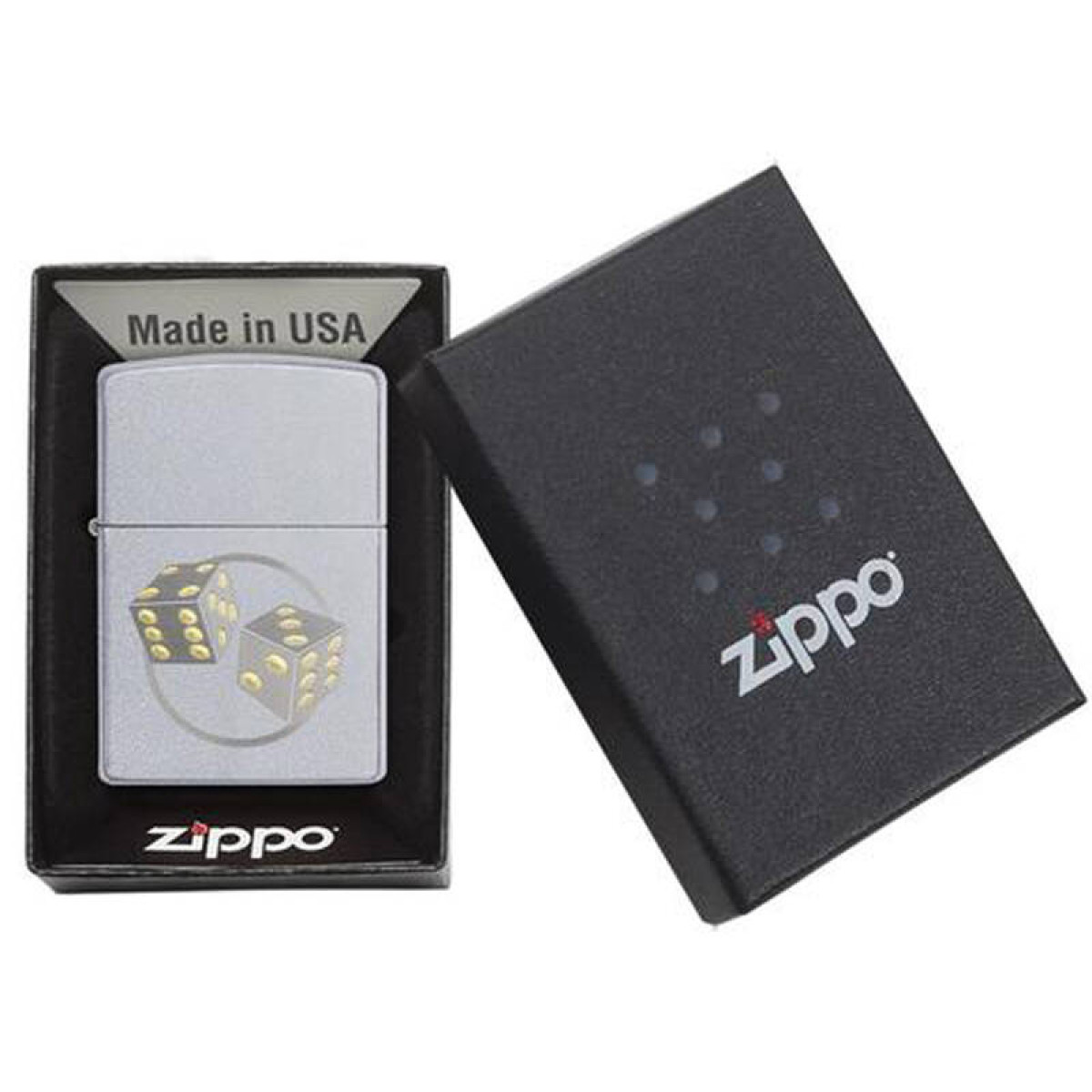 Зажигалка ZIPPO Classic Satin Chrome 5
