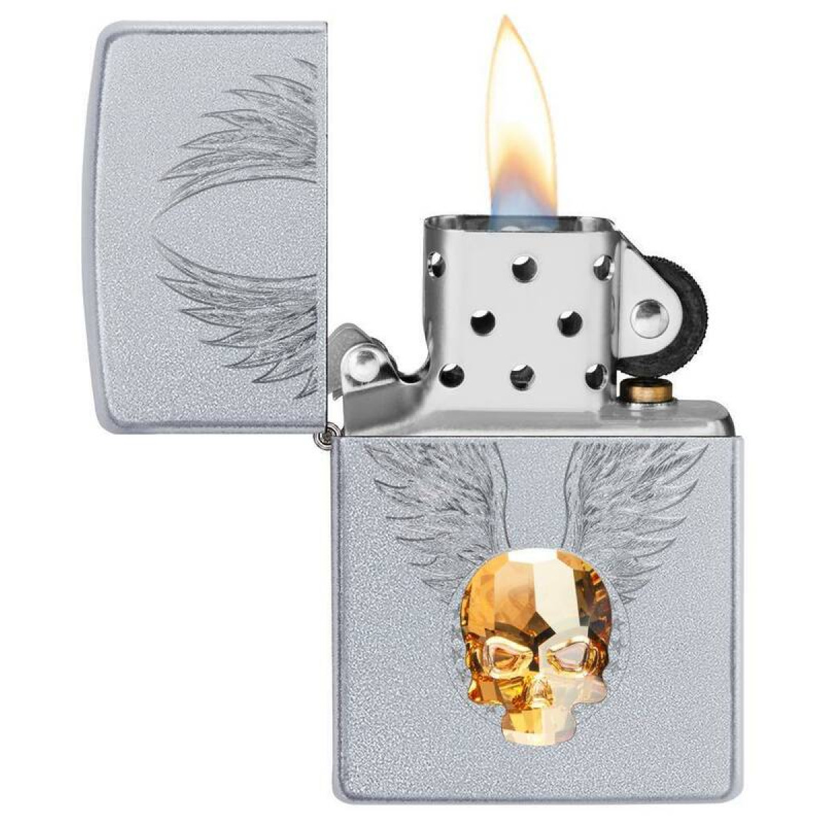 Зажигалка ZIPPO Classic Satin Chrome 49034 3