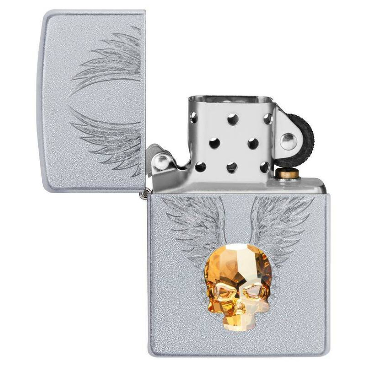 Зажигалка ZIPPO Classic Satin Chrome 49034 4