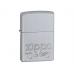 Зажигалка ZIPPO Classic Satin Chrome 24335 в подарочной упаковке + топливо и кремни 24335-n