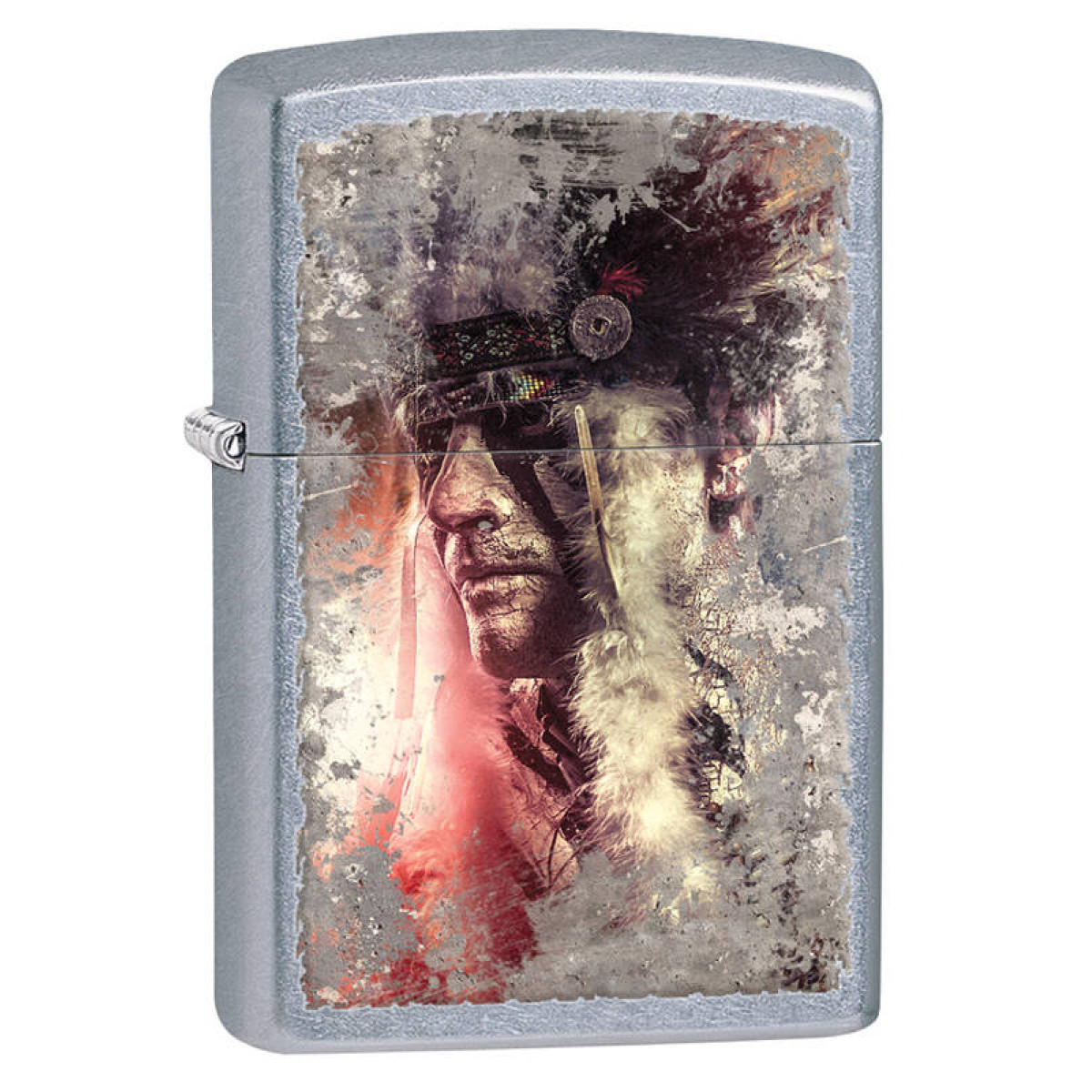 Зажигалка ZIPPO Classic Street Chrome 1