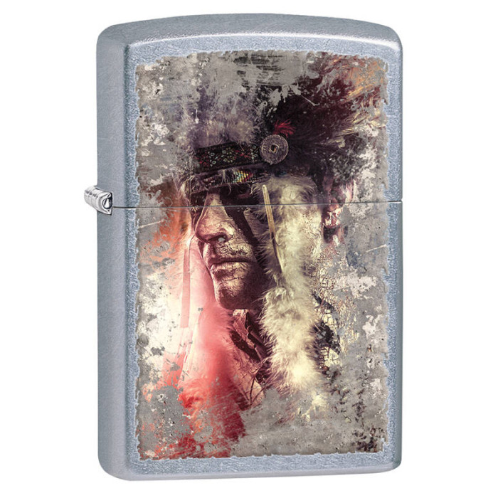 Зажигалка ZIPPO Classic Street Chrome