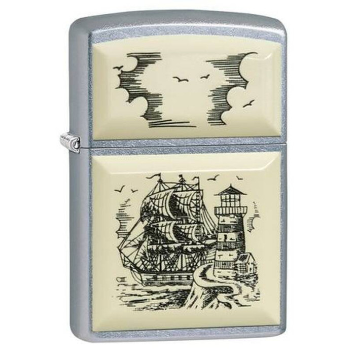 Зажигалка ZIPPO Classic Street Chrome