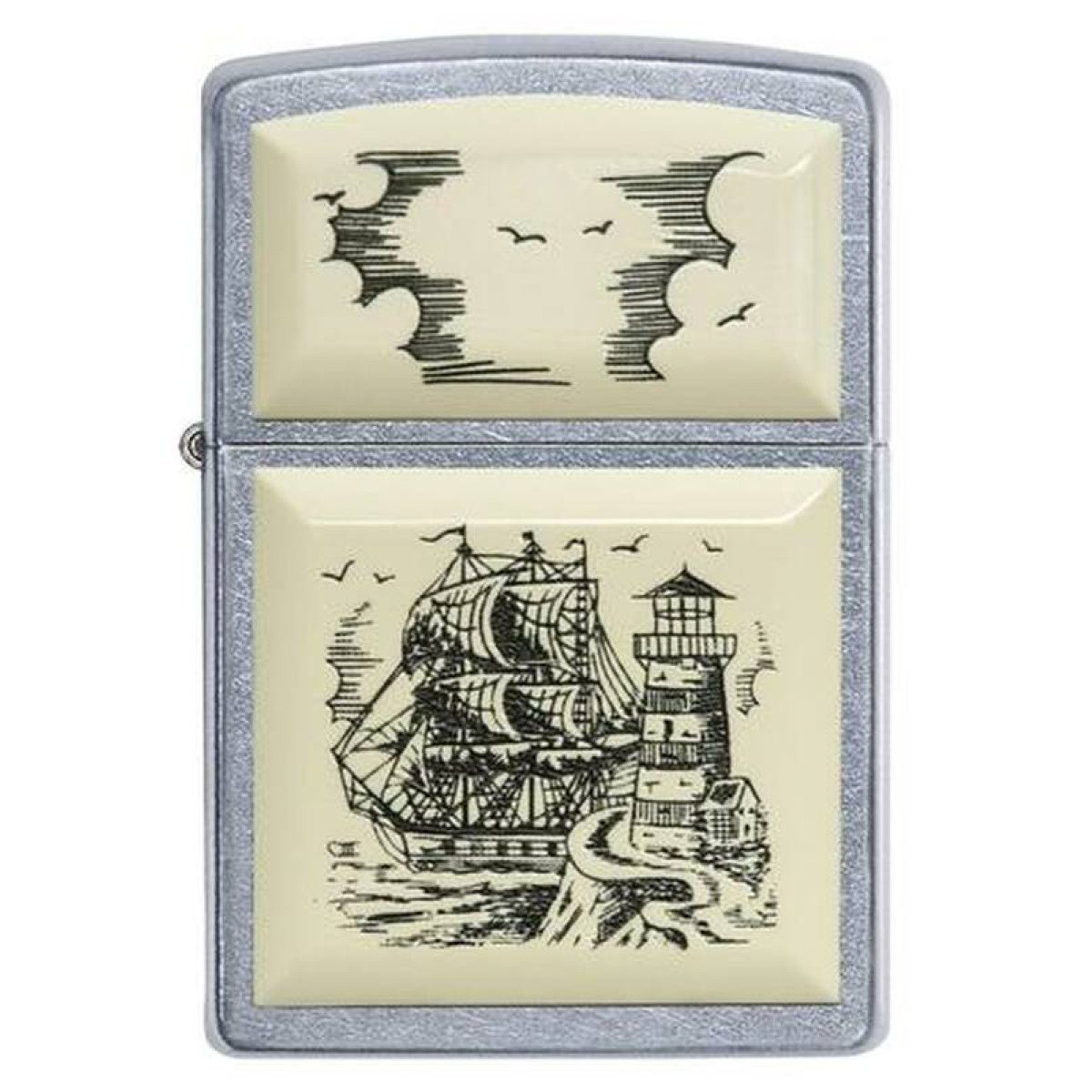 Зажигалка ZIPPO Classic Street Chrome 2