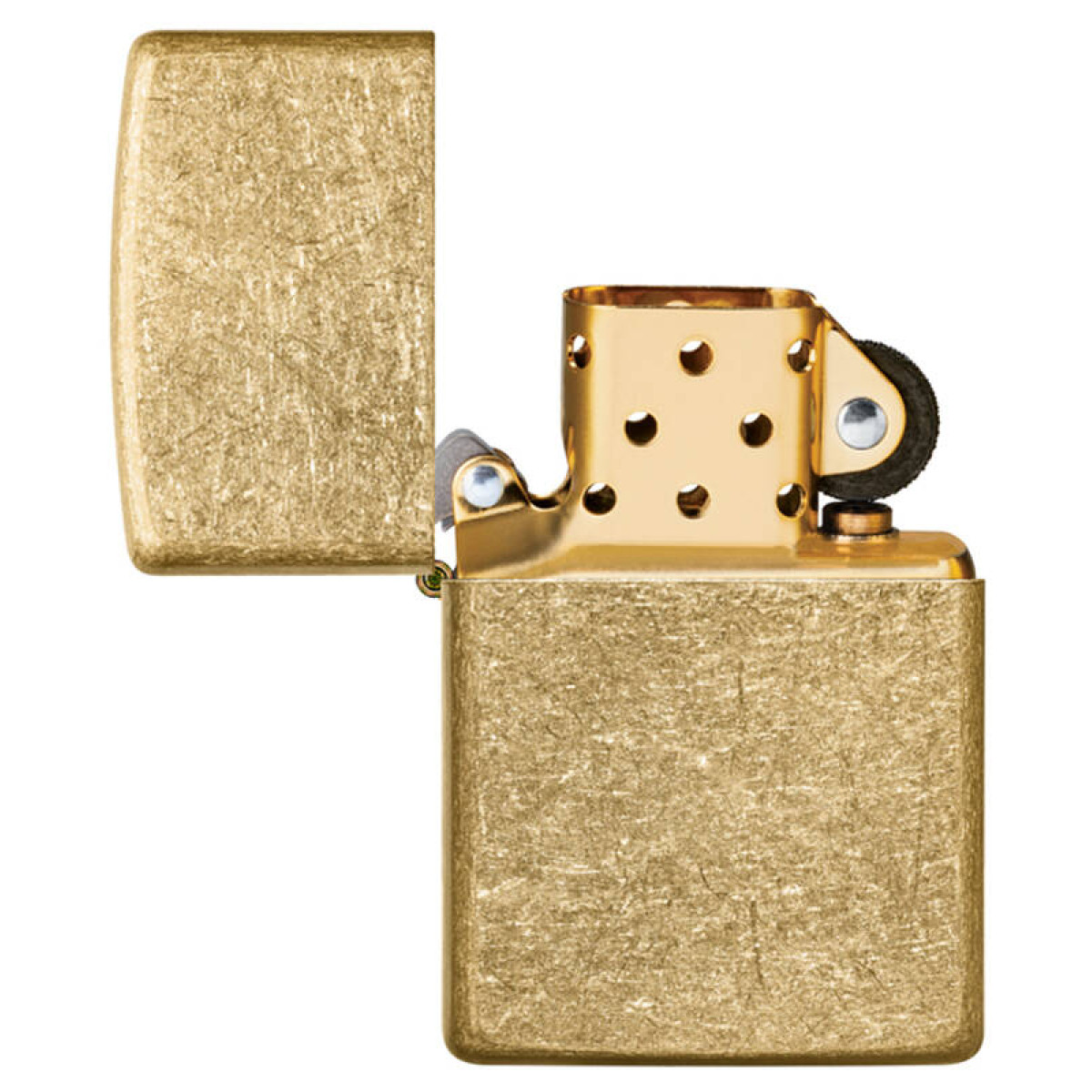 Зажигалка ZIPPO Classic Tumbled Brass 49477 2