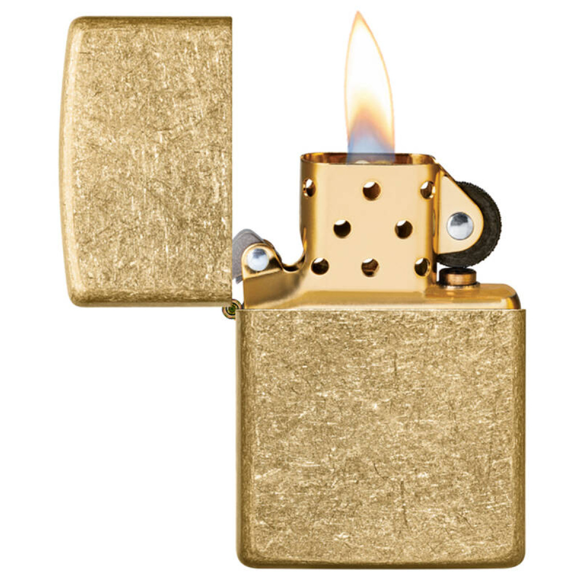 Зажигалка ZIPPO Classic Tumbled Brass 49477 5