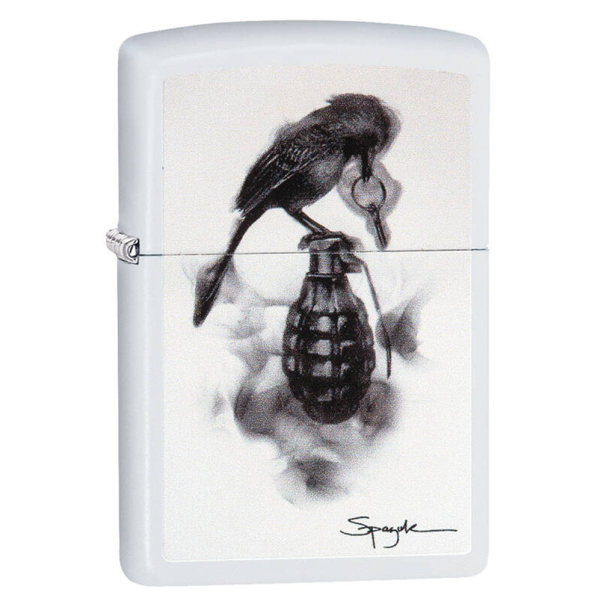 Зажигалка ZIPPO Classic White Matte 1
