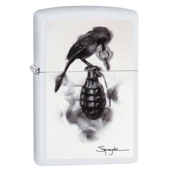 Зажигалка ZIPPO Classic White Matte