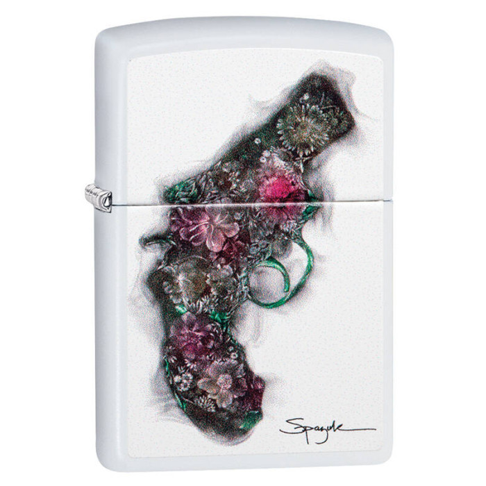 Зажигалка ZIPPO Spazuk White Matte