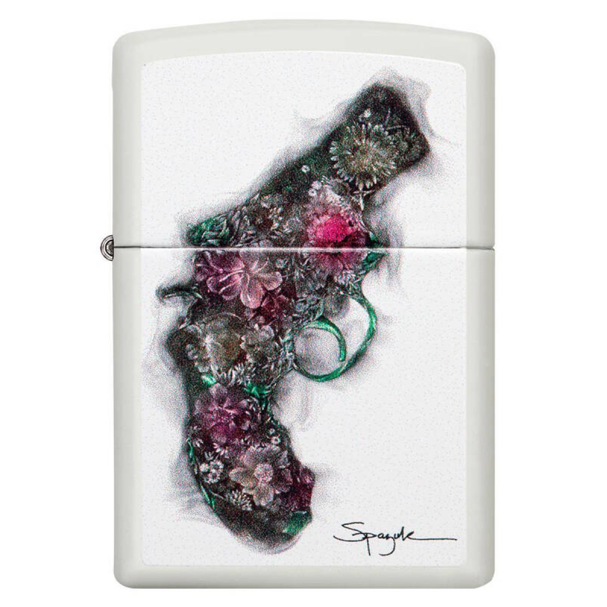 Зажигалка ZIPPO Spazuk White Matte 3