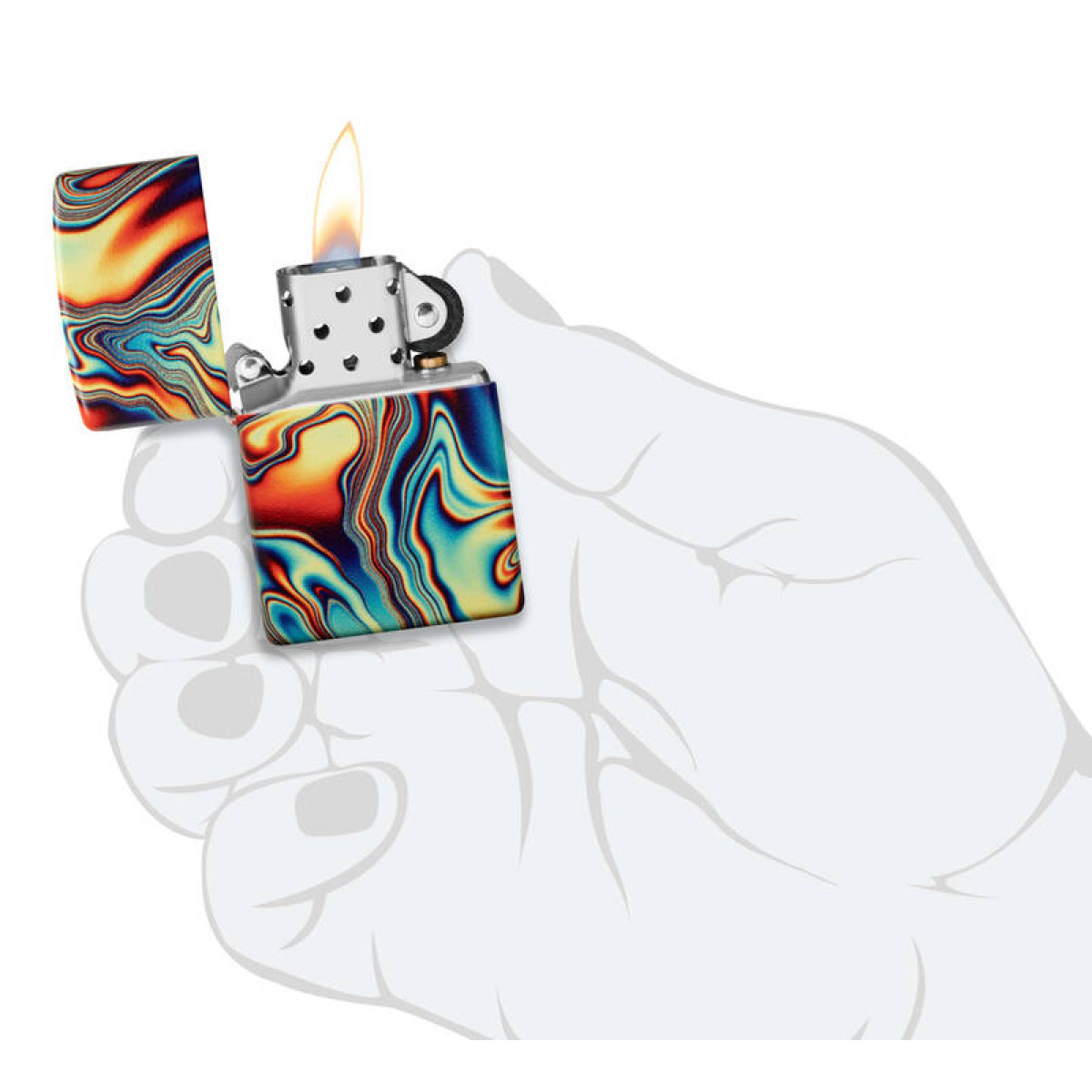 Зажигалка ZIPPO Colorful Swirl 48612 2