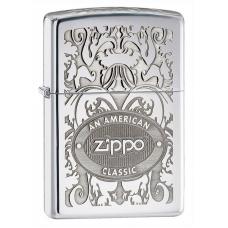 Зажигалка ZIPPO Crown Stamp High Polish Chrome 