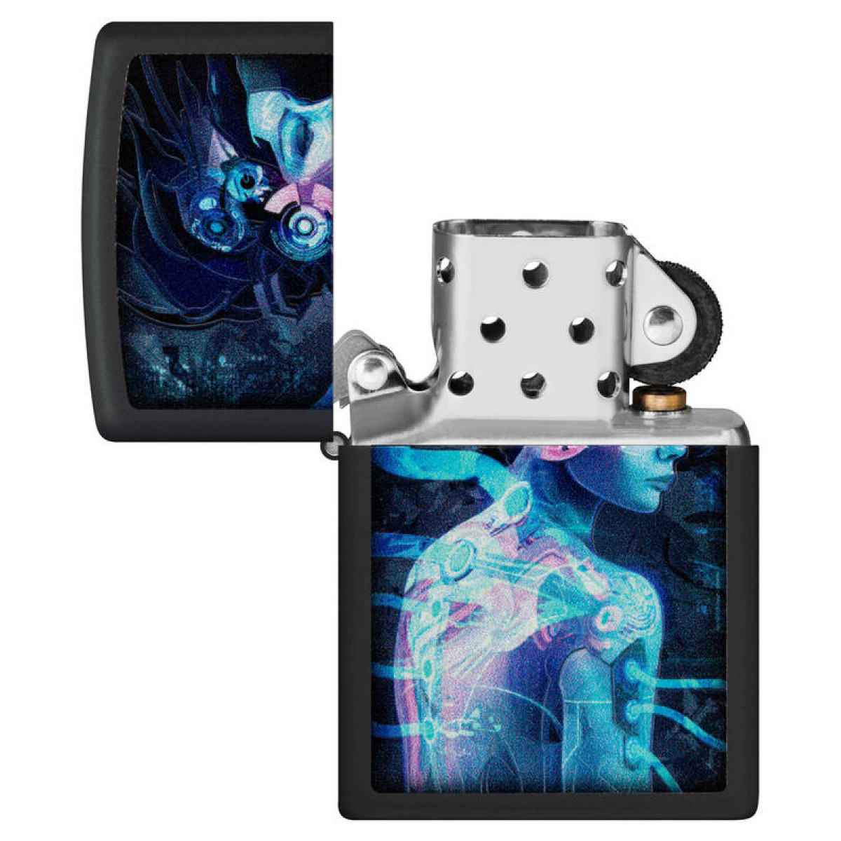 Зажигалка ZIPPO Cyborg Woman 48517 4