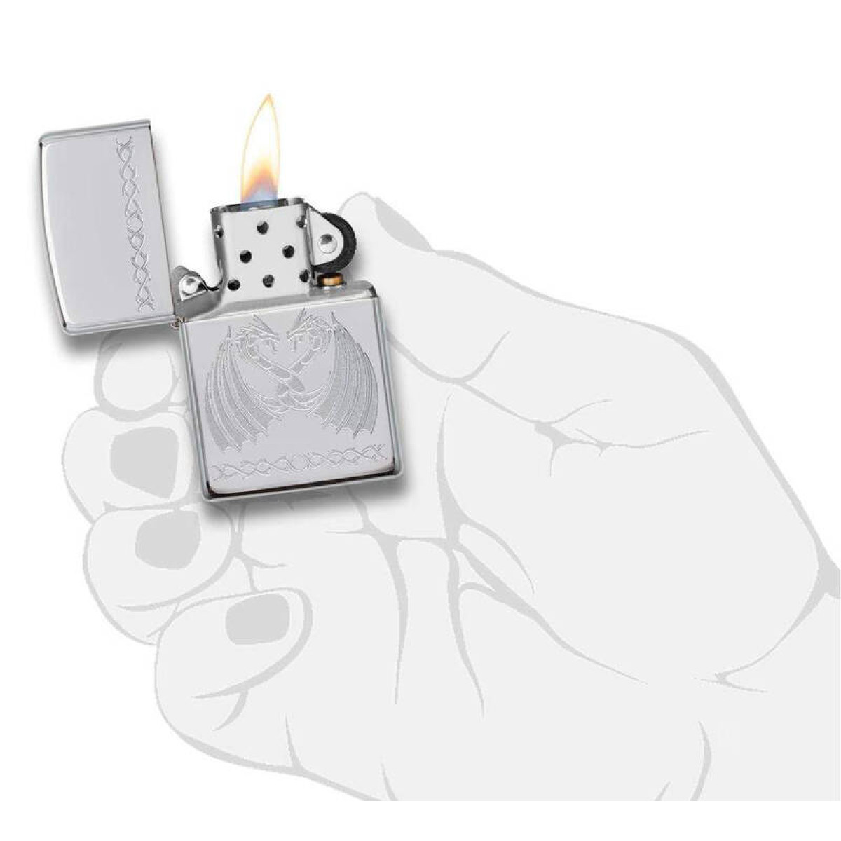 Зажигалка ZIPPO Dancing Dragons 29988 5