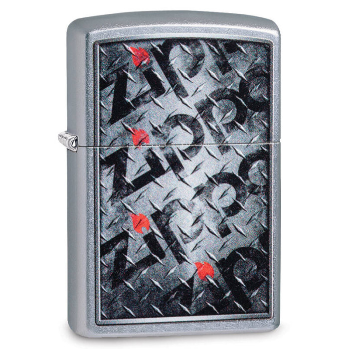 Зажигалка ZIPPO Diamond Street Chrome