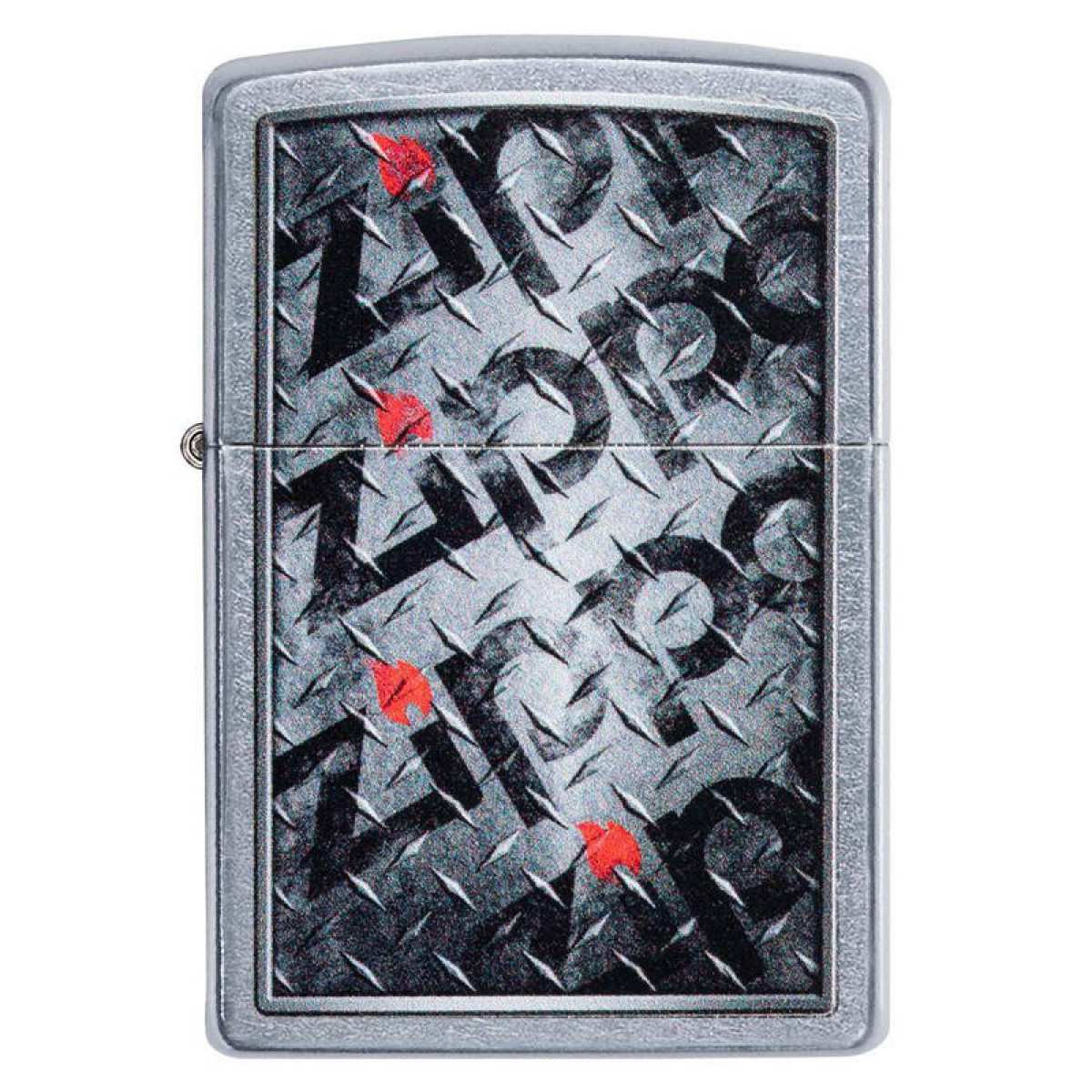 Зажигалка ZIPPO Diamond Street Chrome 4