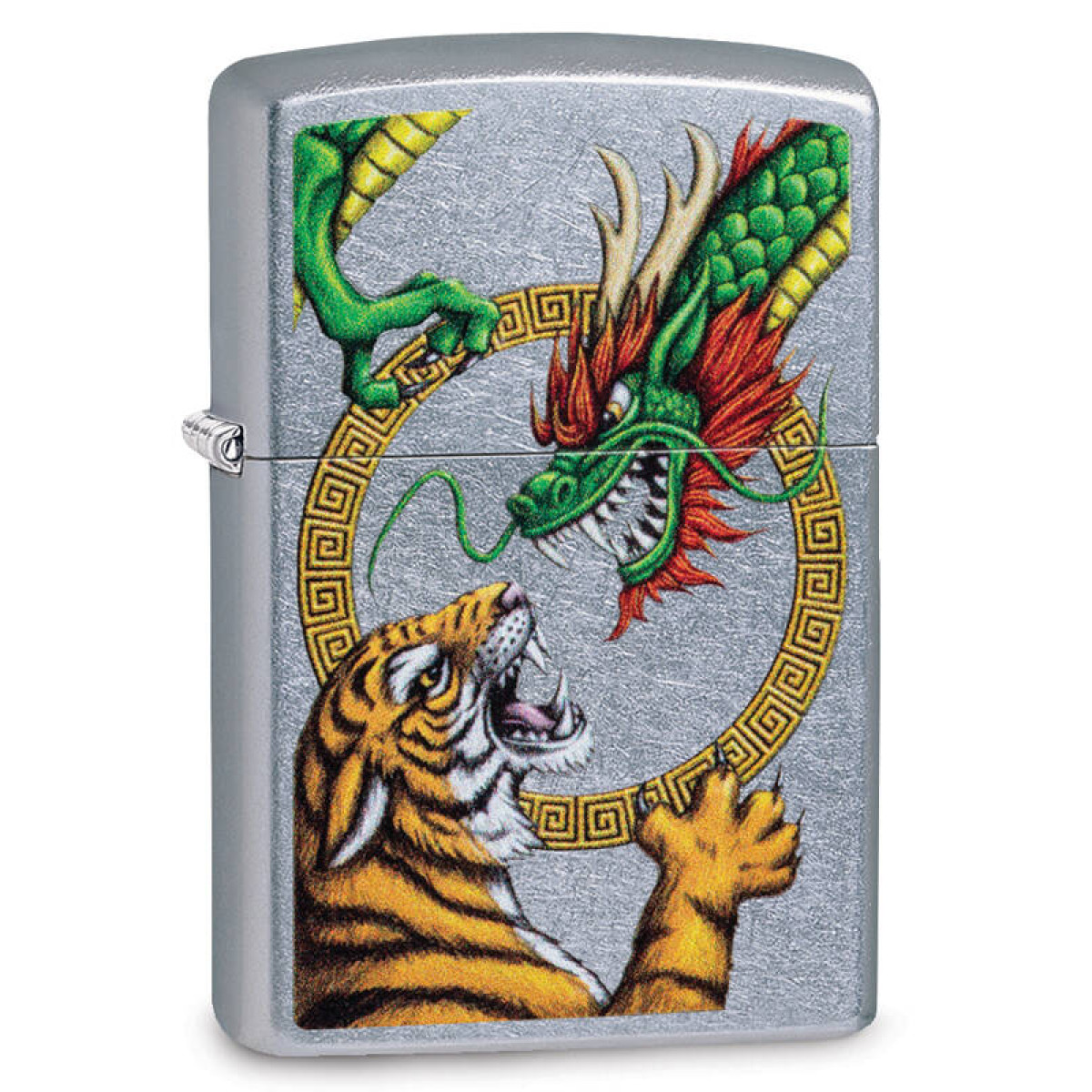Зажигалка ZIPPO Dragon Design Street Chrome 1