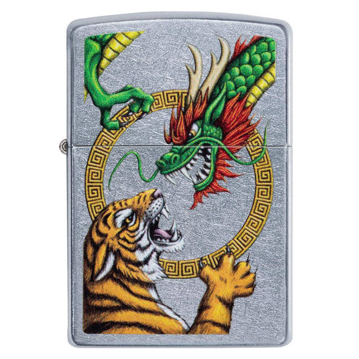 Зажигалка ZIPPO Dragon Design Street Chrome 4