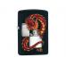 Зажигалка ZIPPO Дракон Black Matte в подарочной упаковке + топливо и кремни 218 ORIENTAL DRAGON-n