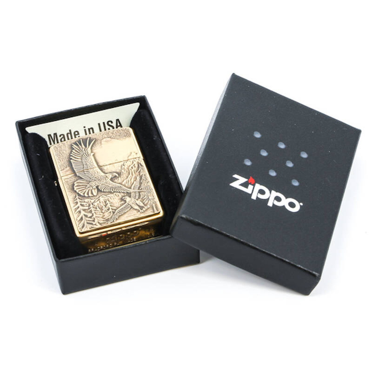 Зажигалка ZIPPO 20854 Eagles Brushed Brass 5