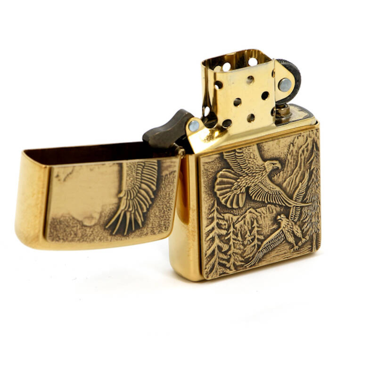 Зажигалка ZIPPO 20854 Eagles Brushed Brass 9