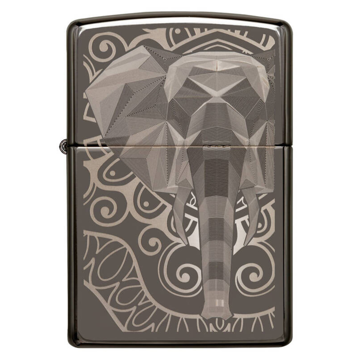 Зажигалка ZIPPO Elephant Fancy Fill Design Black Ice 49074 5
