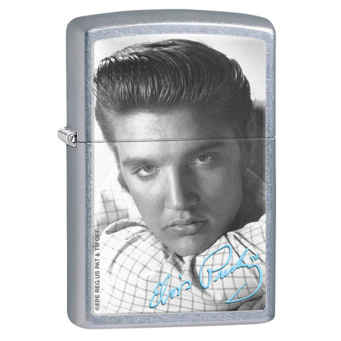 Зажигалка ZIPPO Elvis Street Chrome