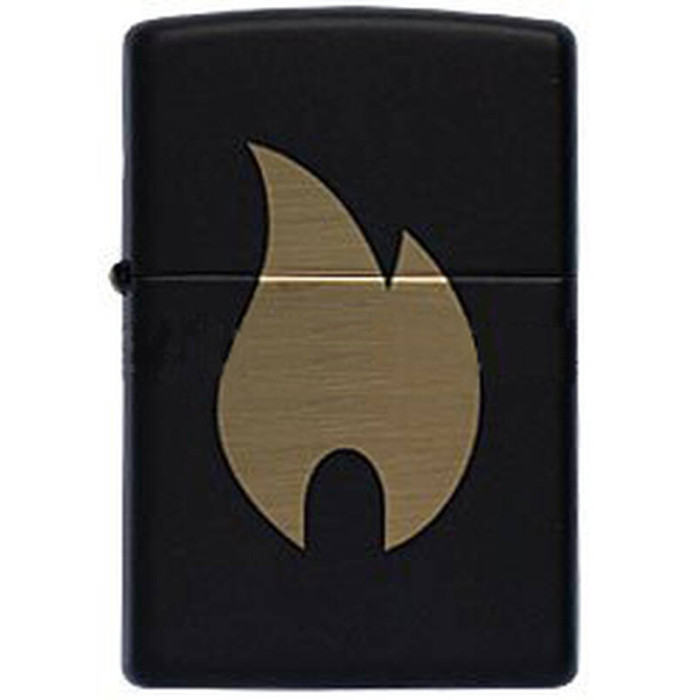 Зажигалка ZIPPO Flame Black Matte