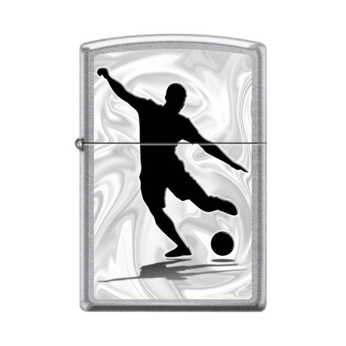 Зажигалка ZIPPO Футболист Street Chrome 1