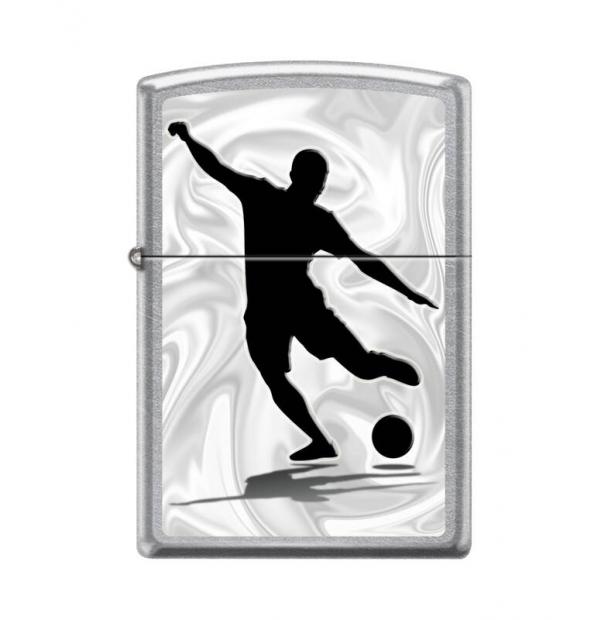 Зажигалка ZIPPO Футболист Street Chrome 207_football