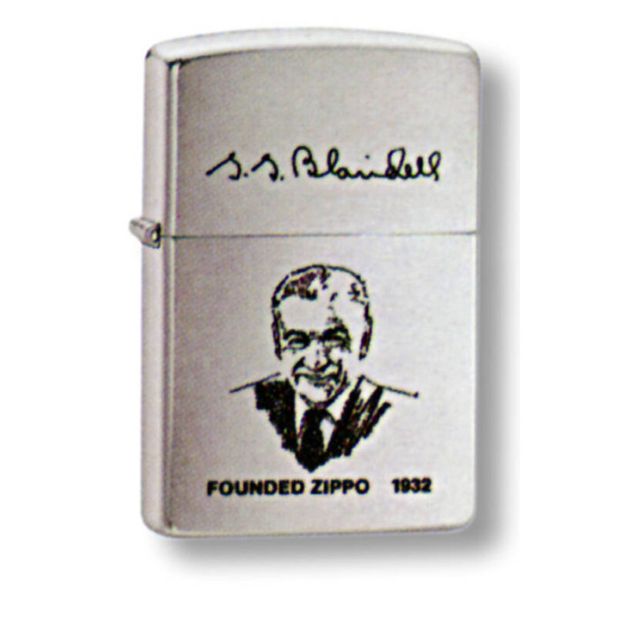 Зажигалка ZIPPO G. Blaisdell Brushed Chrome