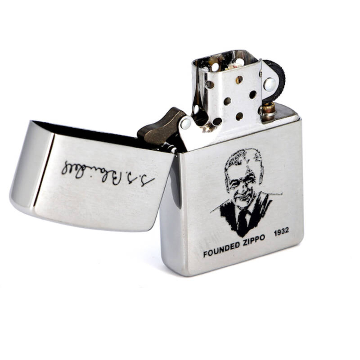 Зажигалка ZIPPO G. Blaisdell Brushed Chrome 4