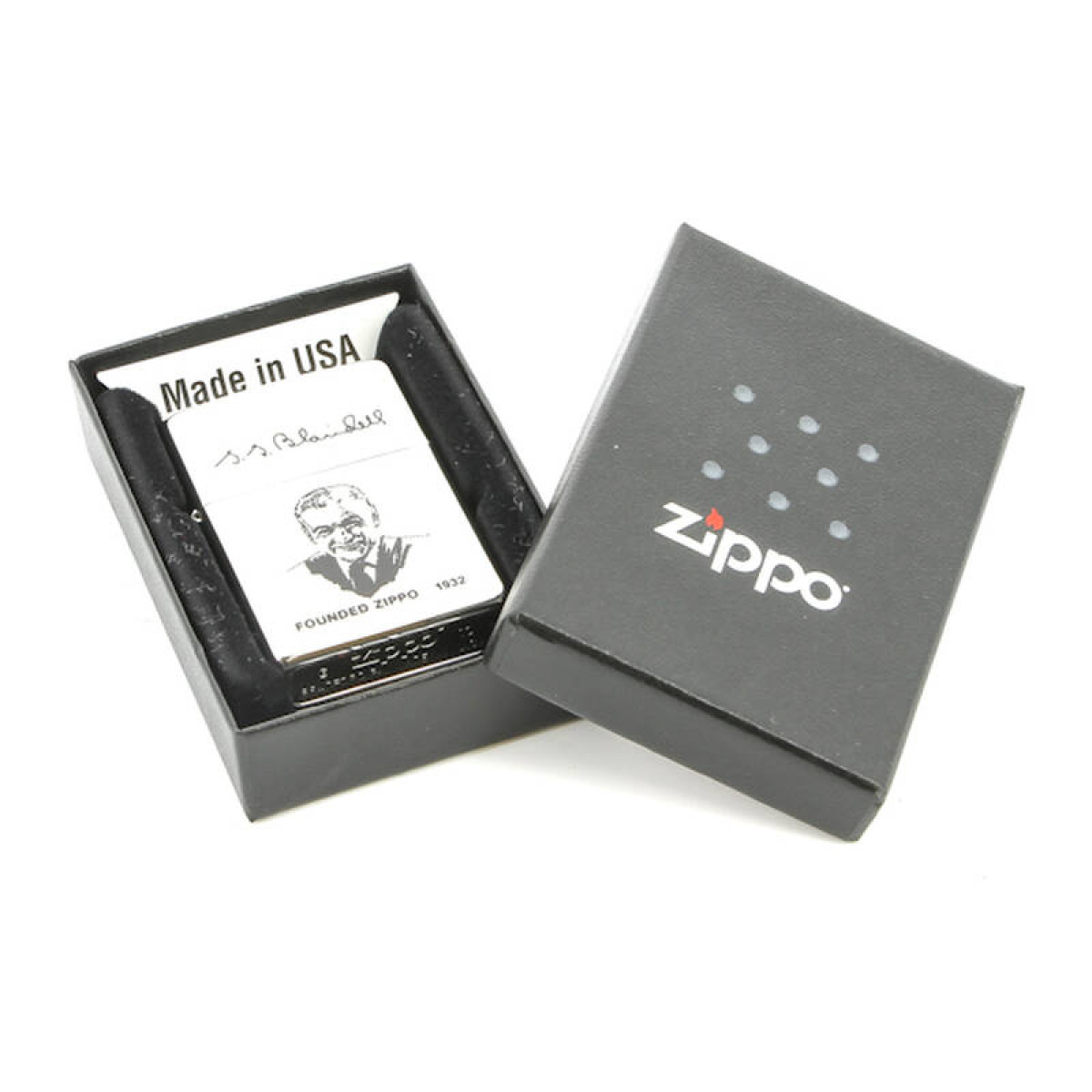 Зажигалка ZIPPO G. Blaisdell Brushed Chrome 2