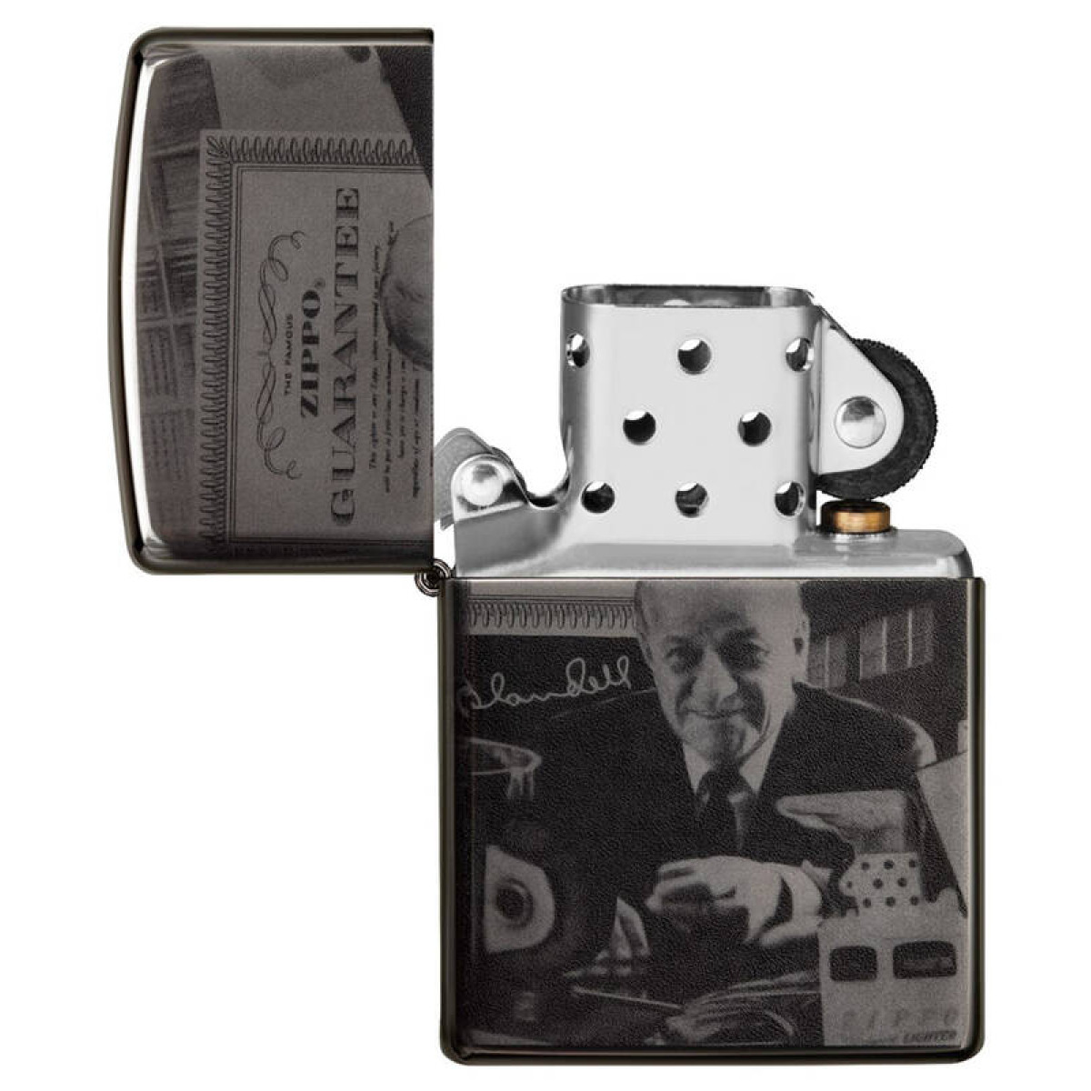 Зажигалка ZIPPO George Blaisdell Black Ice 49134 3