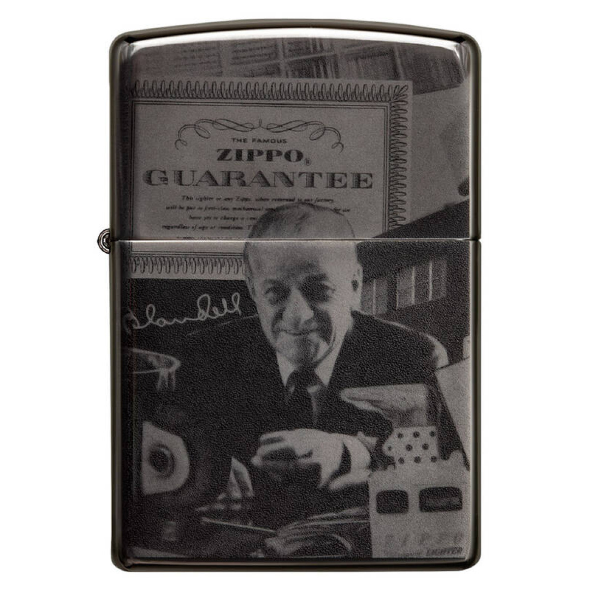 Зажигалка ZIPPO George Blaisdell Black Ice 49134 5