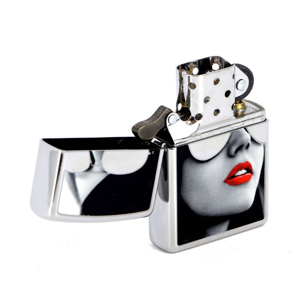Зажигалка ZIPPO Gold Design High Polish Chrome 4