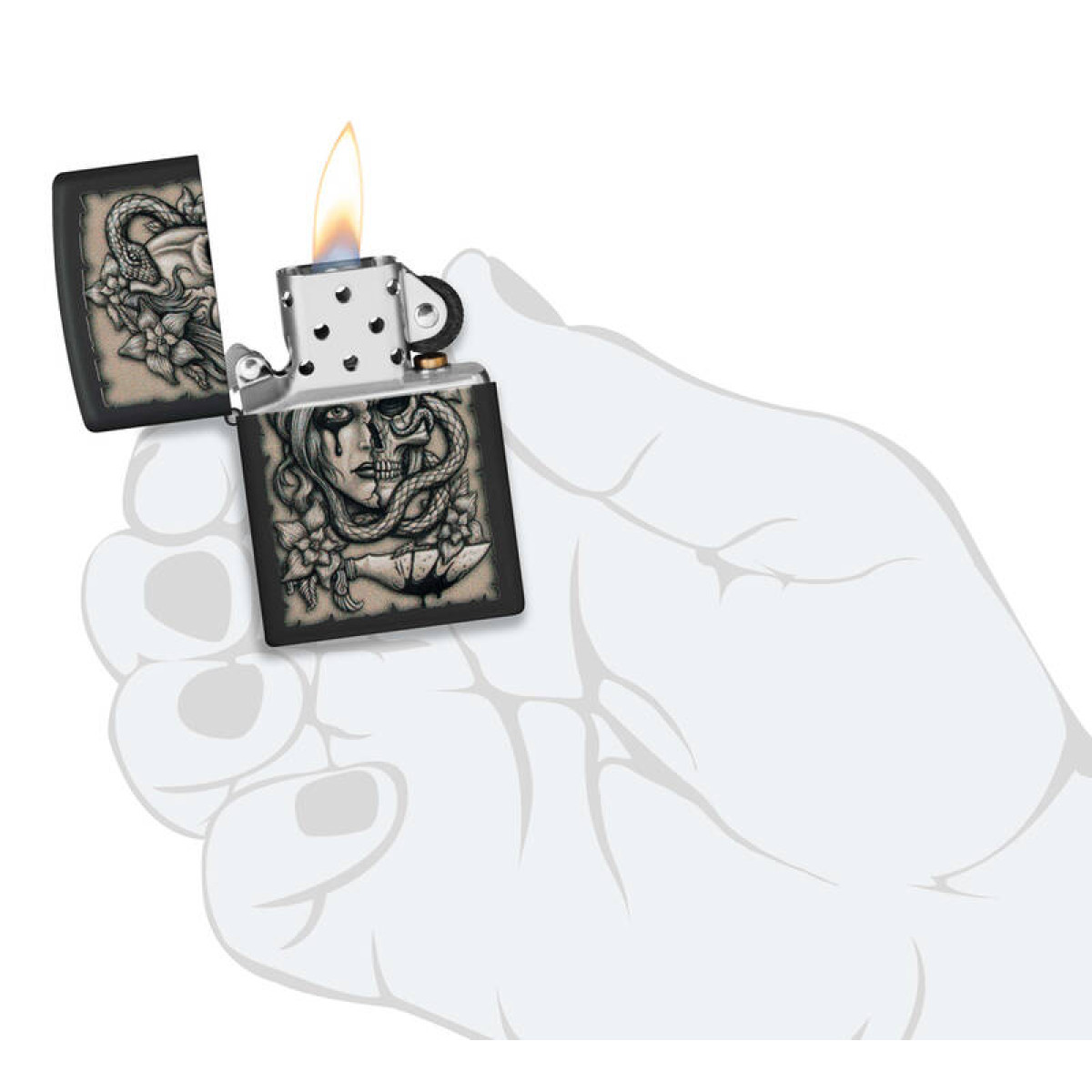 Зажигалка ZIPPO Gory Tattoo 48616 3