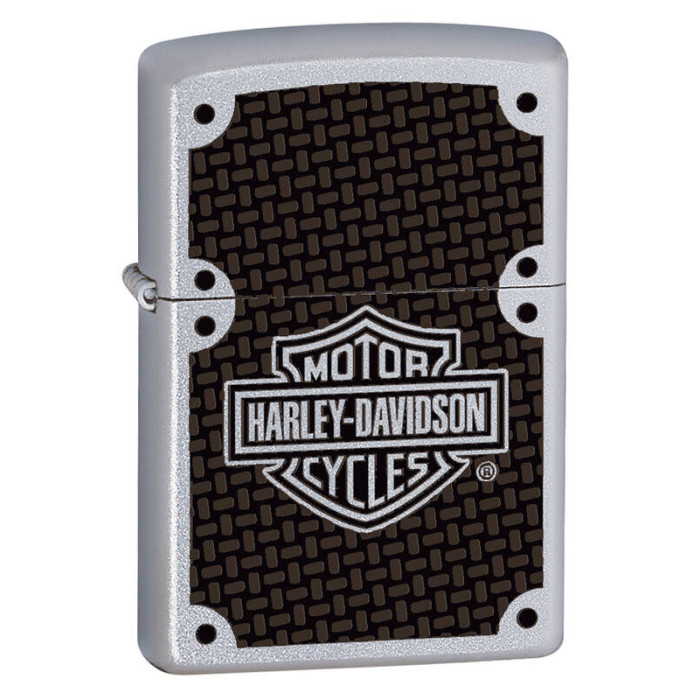 Зажигалка ZIPPO Harley-Davidson Satin Chrome