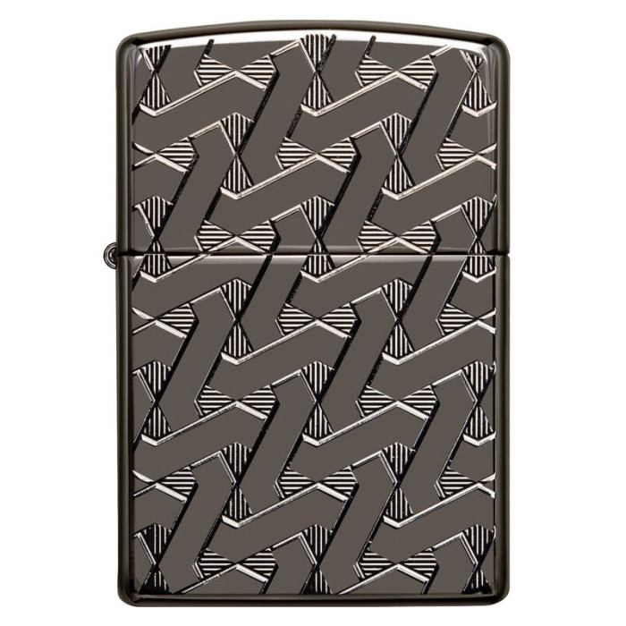 Зажигалка ZIPPO High Polish Black Ice 49173