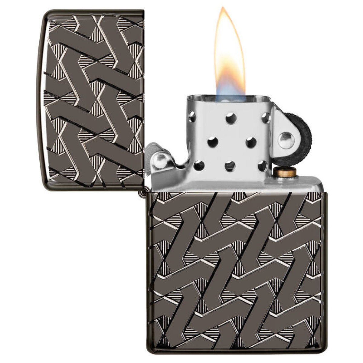 Зажигалка ZIPPO High Polish Black Ice 49173 4