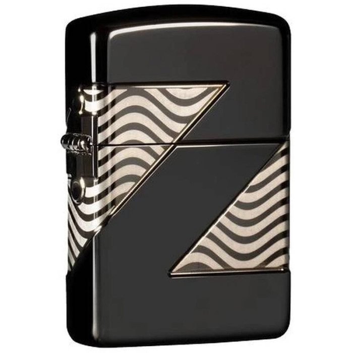 Зажигалка ZIPPO High Polish Black Ice 49194