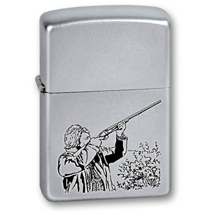 Зажигалка ZIPPO Hunter Satin Chrome
