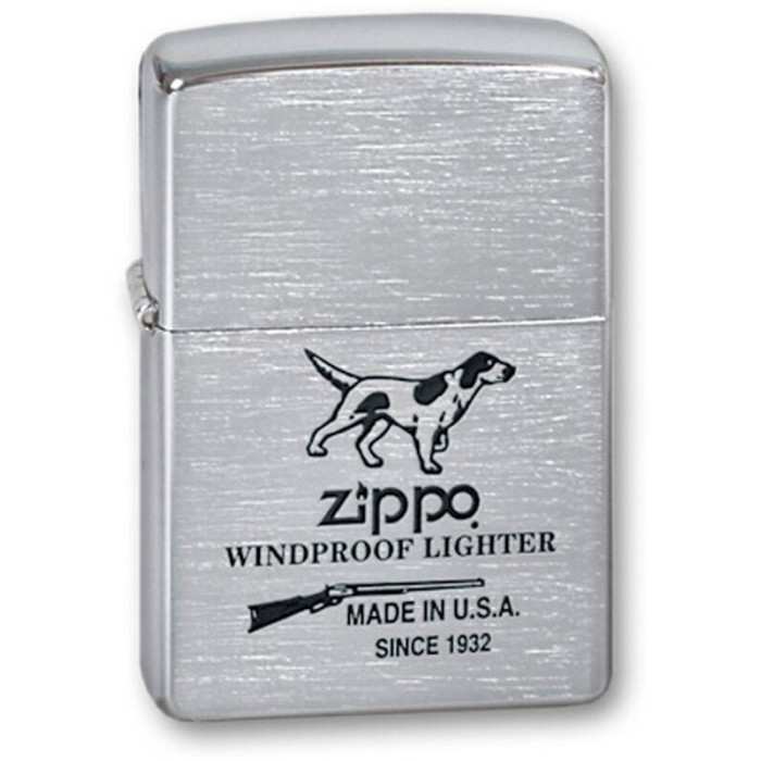 Зажигалка ZIPPO Hunting Tools Brushed Chrome