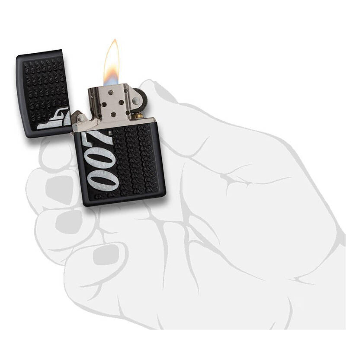 Зажигалка ZIPPO James Bond Black Matte 3