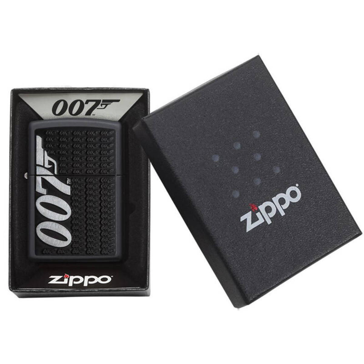 Зажигалка ZIPPO James Bond Black Matte 2